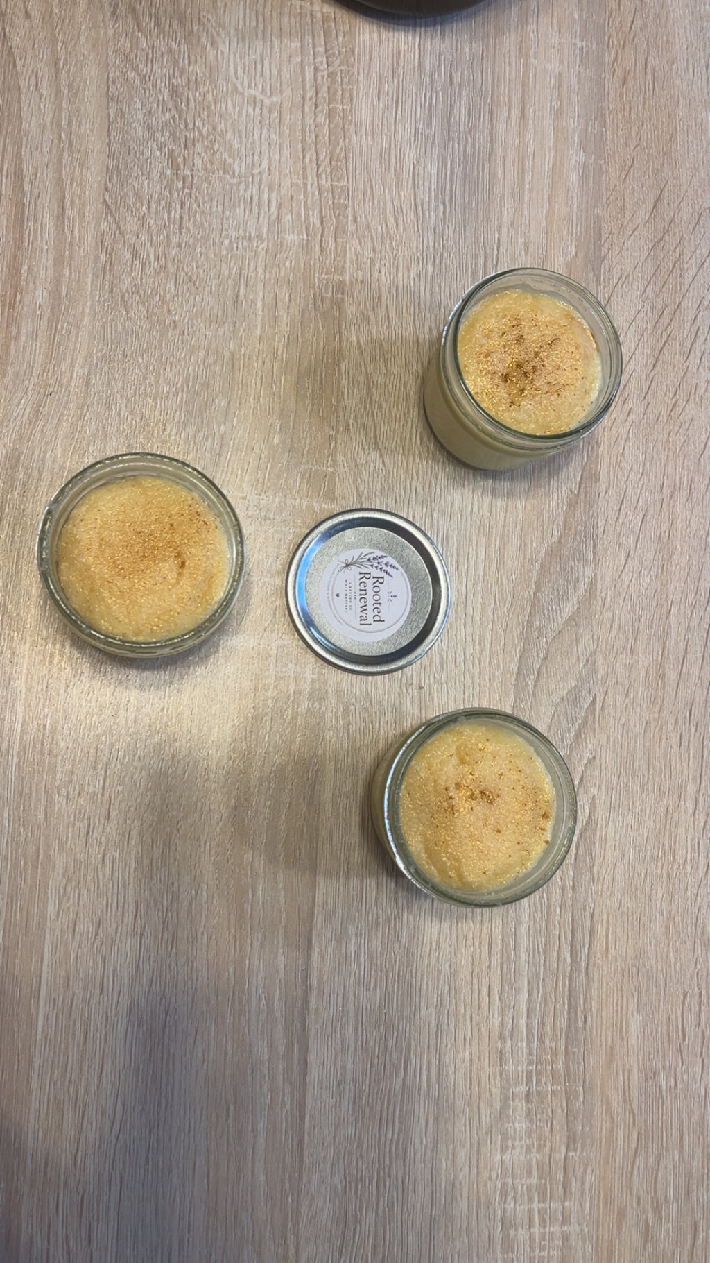 Lemon Dandelion Sugar Scrub